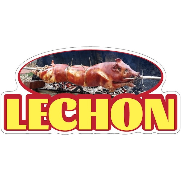Signmission Lechon Decal Concession Stand Food Truck Sticker, D-DC-16 Lechon19 D-DC-16 Lechon19 - main